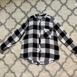Arizona jean black and white flannel